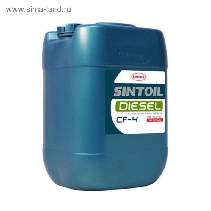 Масло моторное Sintoil/Sintec 15W-40, Diesel, CF-4/SJ, дизель, 20 л - Фото 1