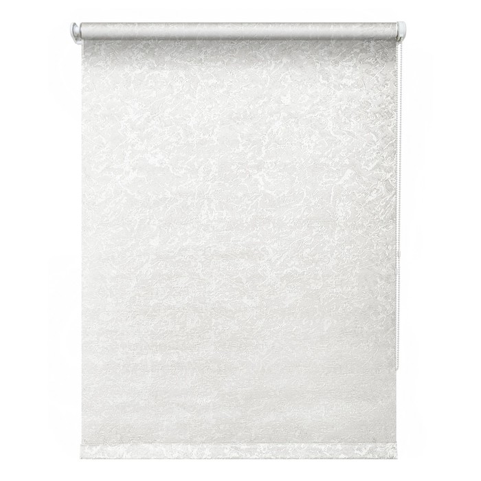 Рулонная штора «Фрост», 85 х 175 см, цвет белый