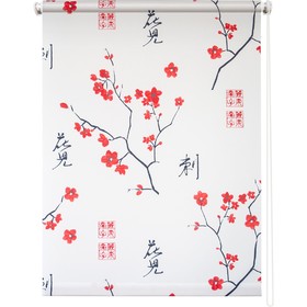 Рулонная штора «Япония», 100 х 175 см, цвет белый