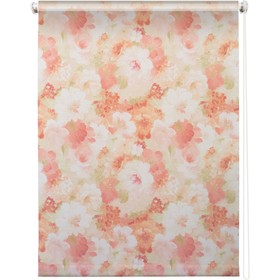Рулонная штора «Пионы», 60 х 175 см, цвет розовый