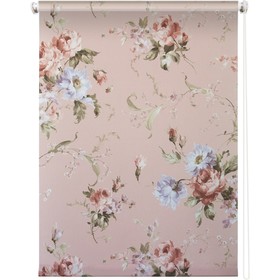 Рулонная штора «Розарий», 60 х 175 см, цвет розовый