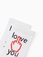 Носки мужские Love you р. 41-44 (27-29 см), белый - Фото 4