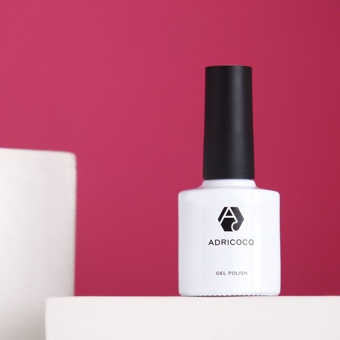 Цветной гель-лак ADRICOCO №099 черный, 8 мл - Фото 1