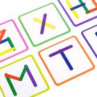 Игровой набор с палочками «Изучаем буквы», 100 палочек, 3+ - Фото 6