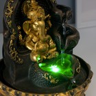 Фонтан настольный с подсветкой «Ганеша на троне», от сети, 28×20×20 см - Фото 6