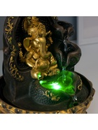 Фонтан настольный с подсветкой «Ганеша на троне», от сети, 28×20×20 см 4627445