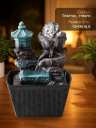 Фонтан настольный с подсветкой «Китайский дом на скале», 18.5×13×13 см - Фото 2