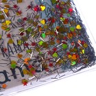 Блокнот А6, 56 листов клетка на скрепке «Лама», обложка гель, глиттер, морозостойкий - Фото 2