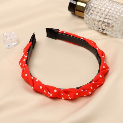 Ободок для волос «Феличе», горох, 1.2 см, МИКС