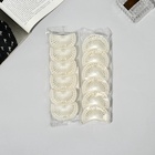 Краб для волос "Белый туман" веер 6 см (12 шт) - фото 809114116