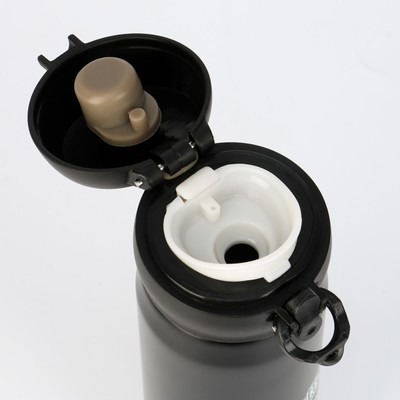 Термос, 420 мл, «Настоящий мужчина», сохраняет тепло 8 ч, 7×26 см