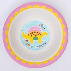 Миска - тарелочка детская из бамбука «Вкусняшки», цвет и рисунок МИКС, 250 мл, 15х15х4 - фото 39645943