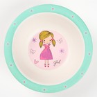 Миска - тарелочка детская из бамбука «Вкусняшки», цвет и рисунок МИКС, 250 мл, 15х15х4 - фото 39645938