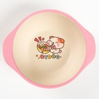 Миска - тарелочка детская из бамбука, 200 мл., цвет и рисунок МИКС, 13,3х11,3х4,5 - фото 42847257