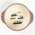 Миска - тарелочка детская из бамбука, 200 мл., цвет и рисунок МИКС, 13,3х11,3х4,5 - фото 42847255