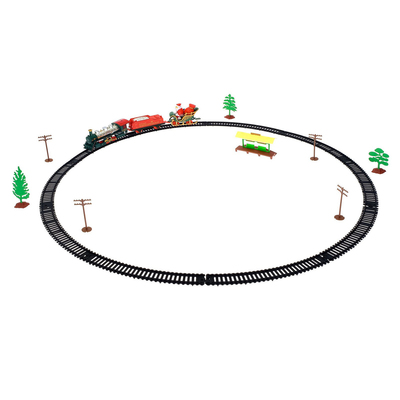 Железная дорога «Новогодний экспресс», работает от батареек, в пакете