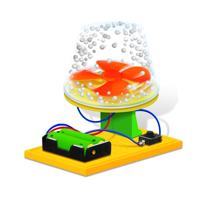 Набор для опытов «Снежный вихрь», работает от батареек, в пакете
