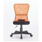 Кресло компактное BRABIX "Smart MG-313", без подлокотников, черное/оранжевое - Фото 4