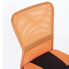 Кресло компактное BRABIX "Smart MG-313", без подлокотников, черное/оранжевое - Фото 6