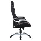 Кресло игровое BRABIX "Techno GM-002", ткань, черное/серое, вставки белые - Фото 2