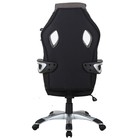 Кресло игровое BRABIX "Techno GM-002", ткань, черное/серое, вставки белые - Фото 5