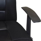Кресло игровое BRABIX "Fusion EX-560", экокожа/ткань, хром, черное - Фото 5