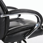 Кресло офисное BRABIX PREMIUM "Direct EX-580", хром, рециклированная кожа, черное - Фото 2
