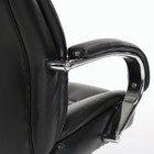 Кресло офисное BRABIX PREMIUM "Direct EX-580", хром, рециклированная кожа, черное - Фото 3