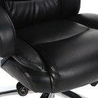 Кресло офисное BRABIX PREMIUM "Direct EX-580", хром, рециклированная кожа, черное - Фото 5