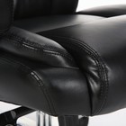 Кресло офисное BRABIX PREMIUM "Direct EX-580", хром, рециклированная кожа, черное - Фото 7