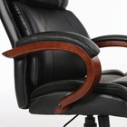 Кресло офисное BRABIX PREMIUM "Magnum EX-701", дерево, рециклированная кожа, черное - Фото 2