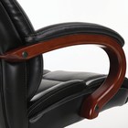 Кресло офисное BRABIX PREMIUM "Magnum EX-701", дерево, рециклированная кожа, черное - Фото 3