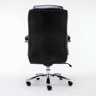 Кресло офисное BRABIX PREMIUM "Status HD-003", рециклированная кожа, хром, черное - Фото 7
