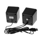 Компьютерные колонки 2.0 Dialog Colibri AC-02UР, 2х3Вт, USB, черно-белые - Фото 2