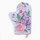 Кухонный набор «Улыбнись», варежка-прихватка 20×28 см, лопатка деревянная - Фото 3