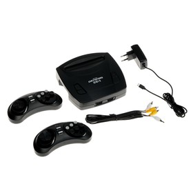 Игровая приставка Retro Genesis 8 Bit Wireless, AV кабель, 2 беспр. джойст., 300 игр, черная 4726900