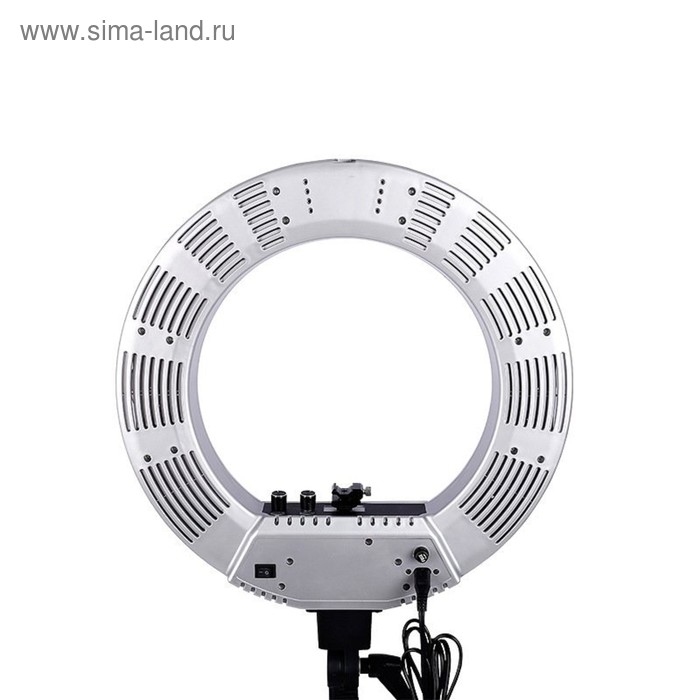 Кольцевая лампа OKIRA LED RING 480 CY 50, 48 Вт, 480 светодиодов, d=46 см, + штатив, белая - Фото 1