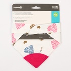 Нагрудник-бандана/слюнявчик для кормления Крошка Я, непромокаемый, с прорезывателем, на кнопке, розовый, МИКС - Фото 17