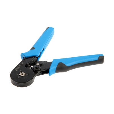 Пресс-клещи ТУНДРА, для опрессовки втулочных наконечников 0.25 - 6 мм2, 6-гран. обжим