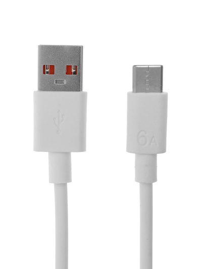 Кабель LuazON, Type-C - USB, 1 А, 2 м, белый