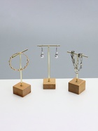 Подставка под серьги QF, Т-образная, набор 3 шт., 16, 13.5, 11.5 см, цвет золото - Фото 4