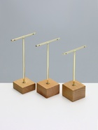 Подставка под серьги QF, Т-образная, набор 3 шт., 16, 13.5, 11.5 см, цвет золото - Фото 6