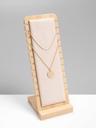 Подставка под цепочки QF, на 12 мест, 10×10×27 см, бежевая - Фото 4