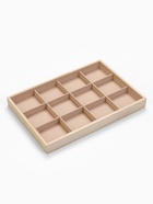 Подставка для украшений QF 12 ячеек, дерево, 35×24×3, бежевая - Фото 2