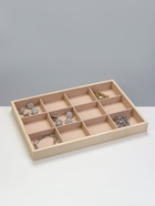 Подставка для украшений QF 12 ячеек, дерево, 35×24×3, бежевая - Фото 4