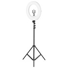 Кольцевая лампа OKIRA LED RING FS 480, 48 Вт, 480 светодиодов, d=45 см, + штатив, белая - Фото 4