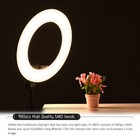 Кольцевая лампа OKIRA LED RING FS 480, 48 Вт, 480 светодиодов, d=45 см, + штатив, белая - Фото 5