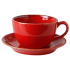Блюдце для чайной чашки 16 см, цвет красный - Фото 2