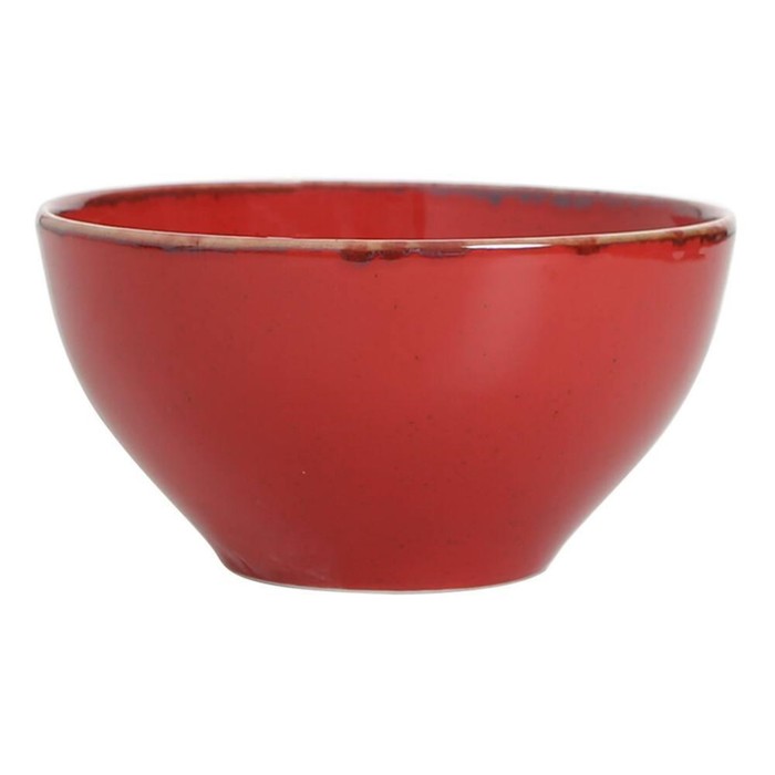 Миска суповая 700 мл, d=16 см, цвет красный - Фото 1