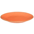 Тарелка плоская d=18 см, цвет оранжевый - Фото 2